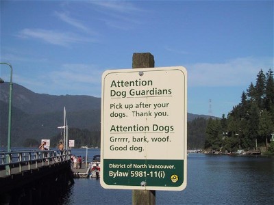 Dog Sign