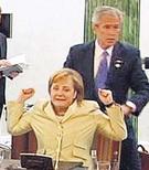 Bush Annoys Merkel