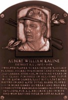 Al Kaline Plaque