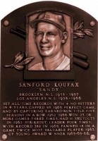 Sandy Koufax Plaque Sandy Koufax Plaque