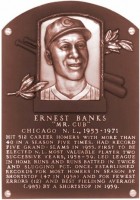 Ernie Banks plaque