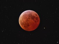 Eclipsed Moon