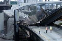 Oakland freeway fire