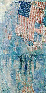 Avenue in the Rain, Childe Hassam