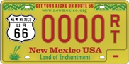 New Mexico License Plate