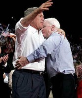 Bush McCain Hug