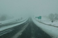 Snow on I-25
