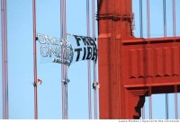 Tibet Golden Gate Protest