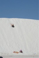 Sledding on Sand