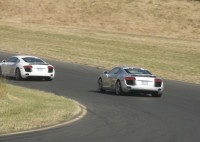 Two Audi R8s
