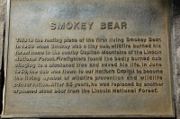 Smokey Bear Grave
