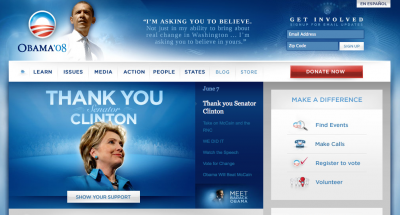 Obama Thank You Clinton