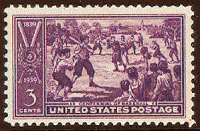 Baseball Postage Stamp