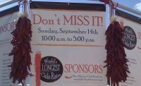 World's Longest Ristra Sign