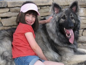 Sofie and her 'cousin' Barkley
