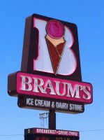 No drive across Oklahoma (or nearby states) is complete without some Braum's ice cream.  Delicious and still only a $1.25.