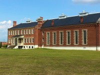 Main remaining building Fort Smith, Fort Smith Arkansas.  The fort was active from 1817-1824 and 1838-1871 and as federal court 1872-1896.