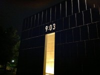 9:03, of course, was the minute after the blast, when the world had turned upside-down for so many in Oklahoma City, and beyond.  The co-located museum is very good; exceptionally well done and moving without being maudlin.