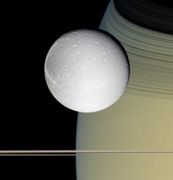 Dione and Saturn