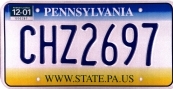 Pennsylvania Tag